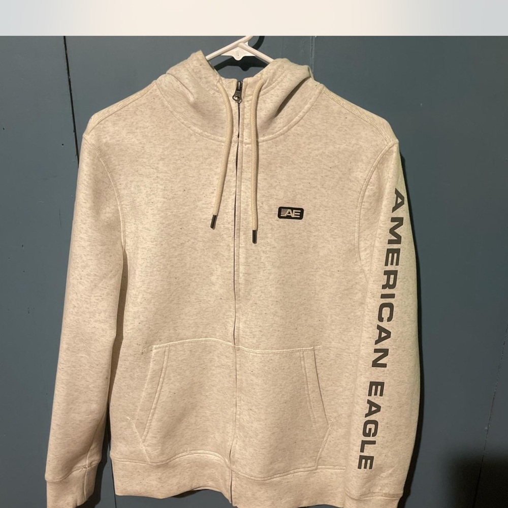 American Eagle Outfitters Gray Zip Up Sweater